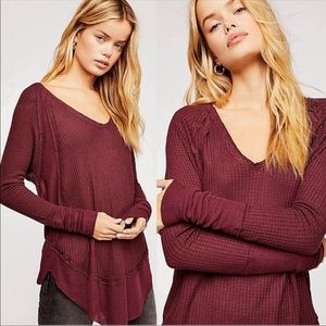 Free People Thermal Top, M&L